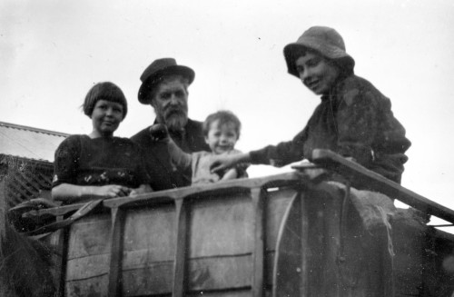 Bertha Laidler with grandfather
